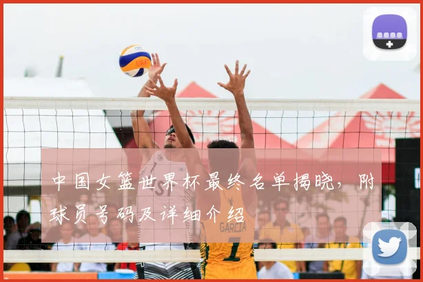 中国女篮世界杯最终名单揭晓，附球员号码及详细介绍